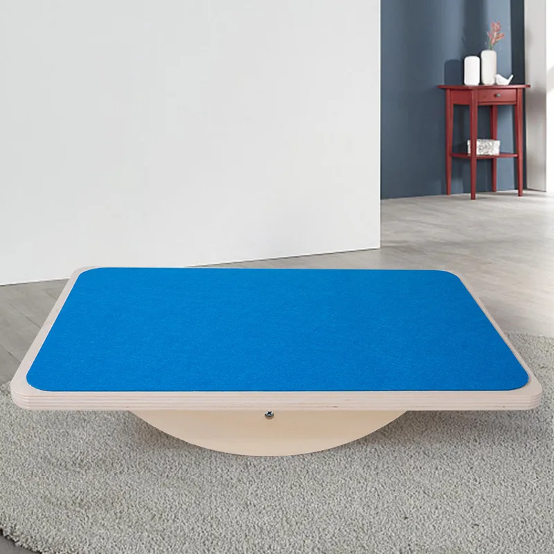 Balance Board Children's Balance Board Yoga Practice Bending Twisting Waist Board Educational Wooden Toy Fitness Exercise Workout Equipment