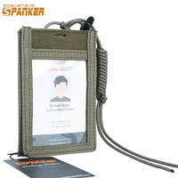 EXCELLENT ELITE SPANKER Tactical ID Card Case Patch Neck Lanyard Credit Card Organizer Pouch Adjustable Neck Lanyard 1