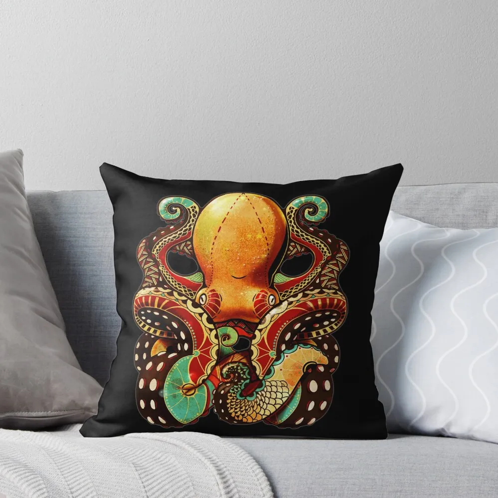 

the octopus Throw Pillow Throw Pillow autumn pillowcase