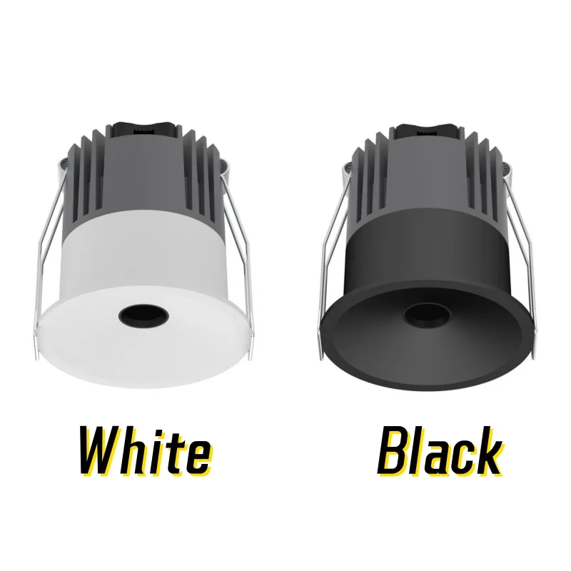 Small holes cross light Recessed Anti-glare COB spotlight micropore 5W 12W 1LED downlight Ceiling lamp 85-265V Interior lighting led downlight,recessed ceiling spotlight
