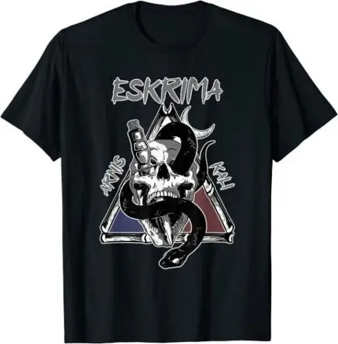 Eskrima Kali Arnis Fma T-Shirt Filippina Marziale Più Venduta A Maniche Lunghe O Corte