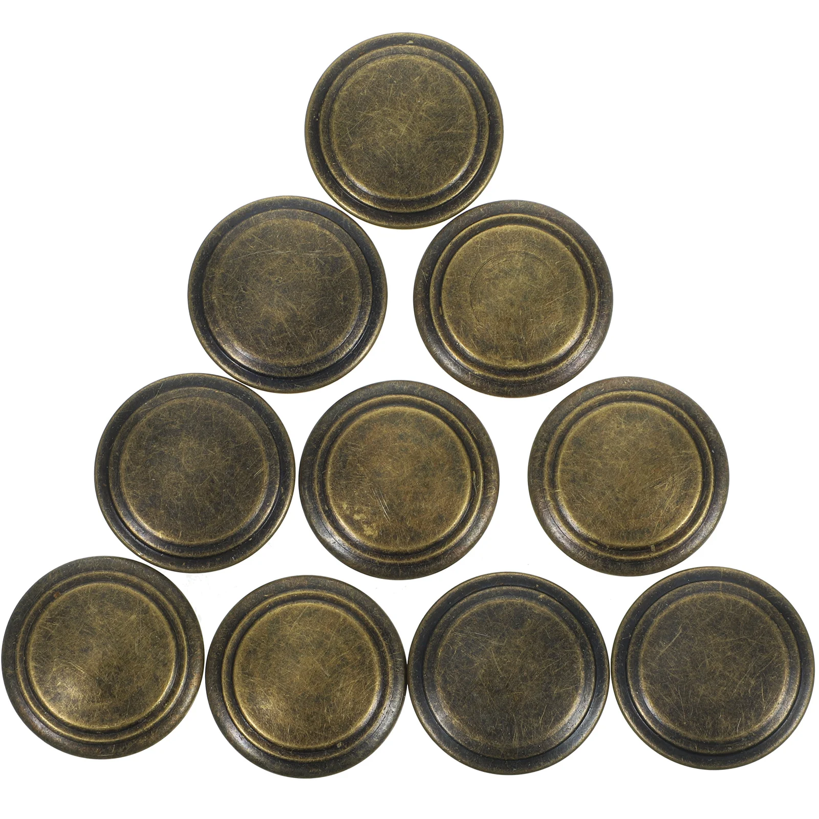 

12pcs Dresser Knobs Decorative Drawer Knobs Round Cupboard Pulls Furniture Handles