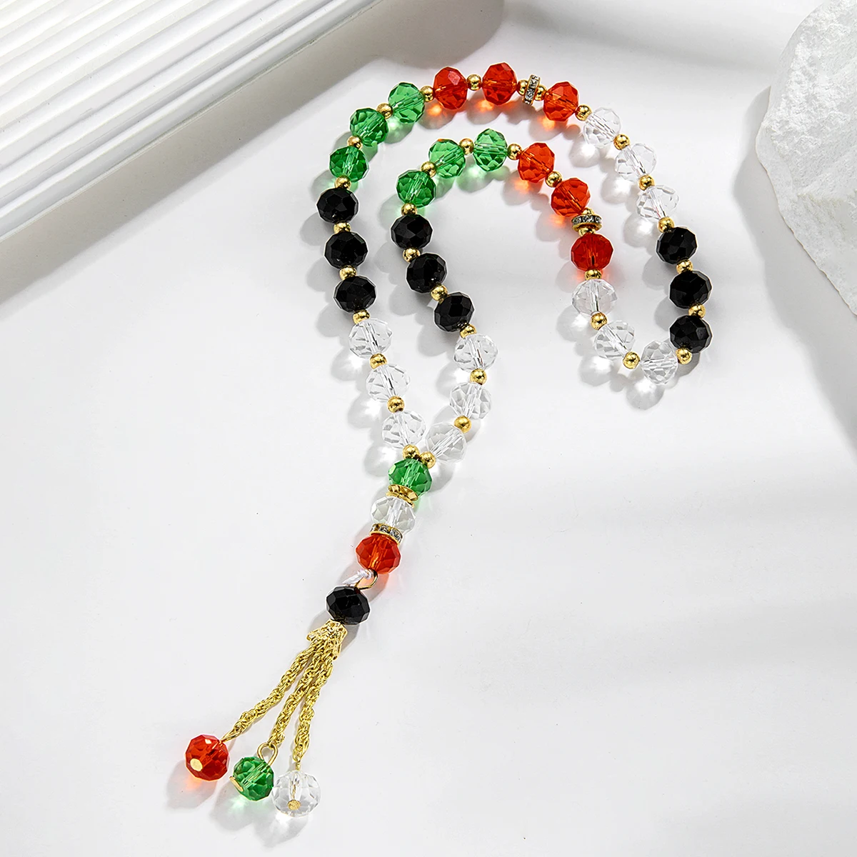 Fashionable and Colorful Muslim Prayer Beads Prayer Beads Bracelets Believers Tokens Unisex Religious Jewelry Gifts