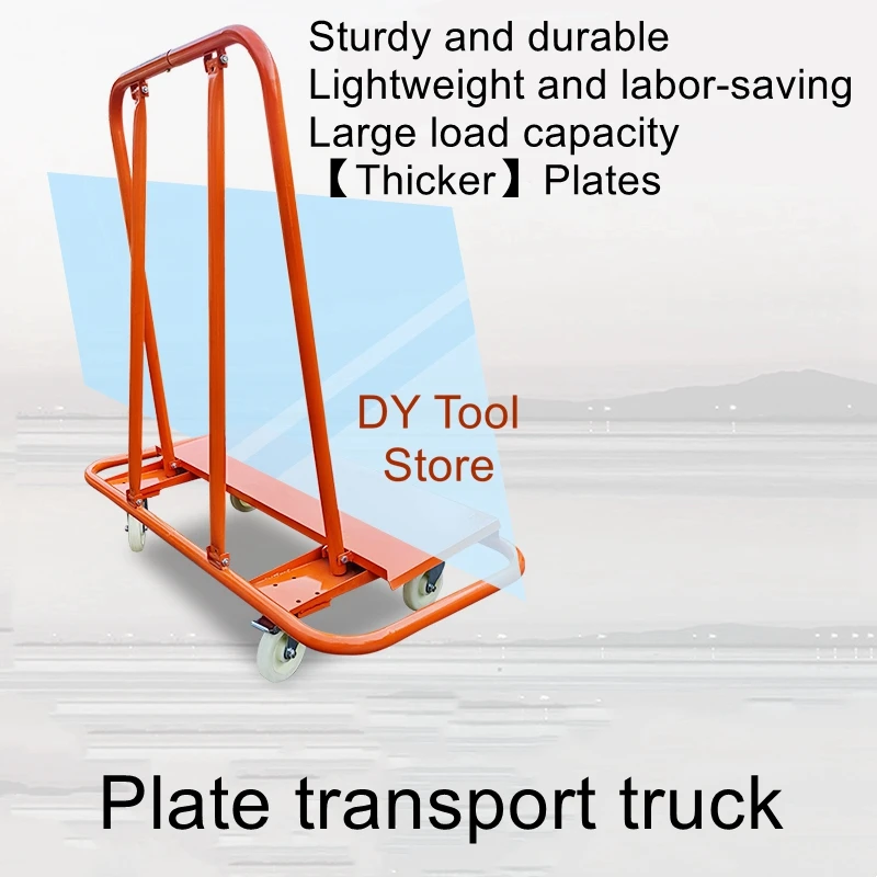 Stainless-steel-flatbed-truck-Hauler-Load-King-foldable-into-push-trailer-into-hand-pushed-tile-plank.jpg Rozsdamentes Acél Síkágyas Teherautó -Vontató Töltse Fel A Kinget Összecsukható Pótkocsiba Kézzel Nyomott Csempe Plank Üveg Furgon - Image 2