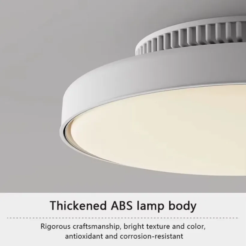 New Invisible Bladeless Ceiling Fan With LED Light 6-speed Remote Control Home Fans Bedroom Living Room Decor Lighting