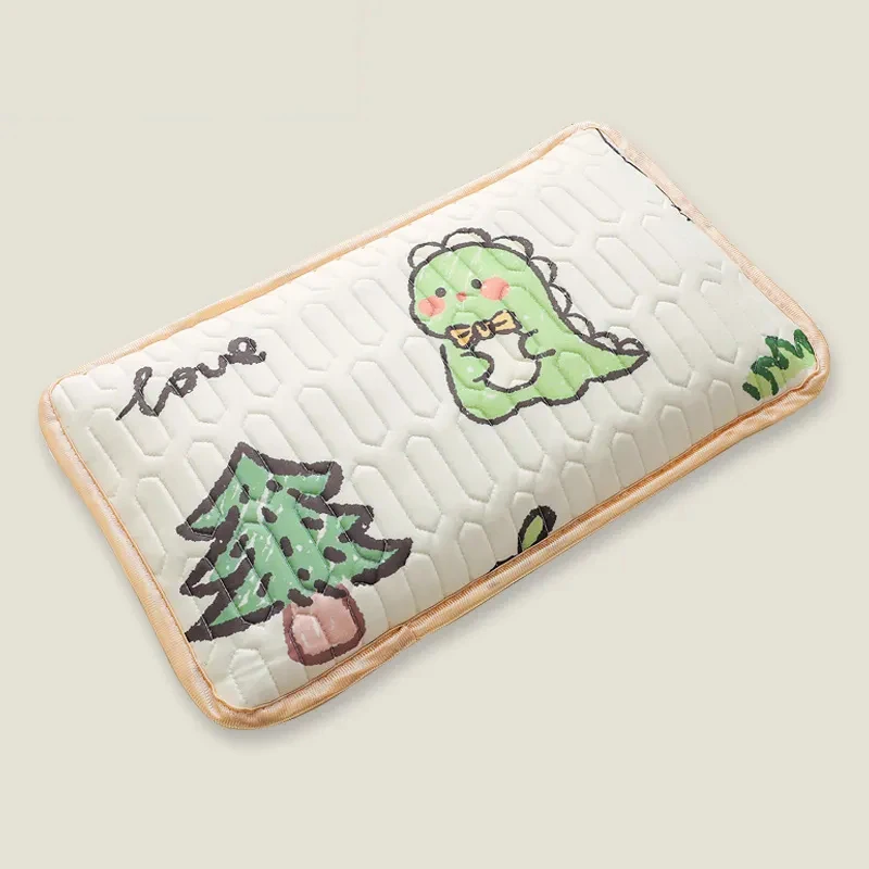 Summer Household Cool Child Pillowcase Cartoon Style Ice Silk Breathable Baby Pillowcase Kindergarten Envelope Type Pillow Cover