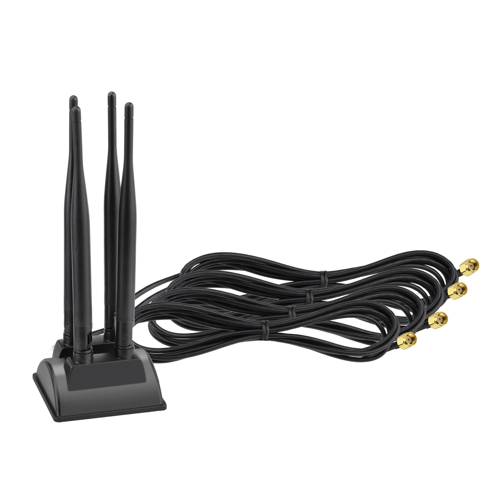 Dual Band WiFi Linear Vertical Antenna for Wireless Network Routers