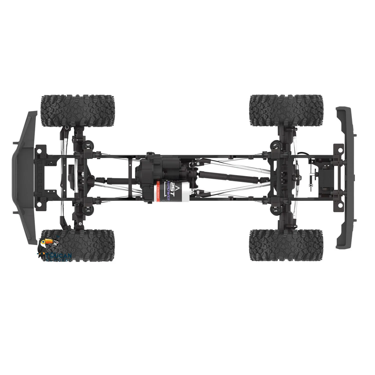 CROSSRC EMOX2 RC Off-road Vehicles 4X4 4WD 1/8 Scalle Remote Control Crawler Car Model Toy with Light Servo TH22720-SMT1 5