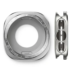 Luxury Armor Aluminium Alloy Protective Metal Bumper Case Cover for Galaxy Ultra 2 (Silver)