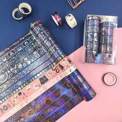 13Pcs Stars Washi Tape Set Journal Supplies Masking Tape Stickers Stationery Scrapbooking Gold Foil Decorative Adhesive Tape