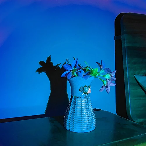 선셋 프로젝터 램프, USB 틱톡 분위기 램프, 로맨틱 LED 야간 조명, 침실 커피 매장 라이브 벽 장식 3
