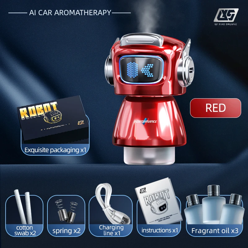 روبوت السيارة المعطر بالذكاء الاصطناعي، موزع العطو...