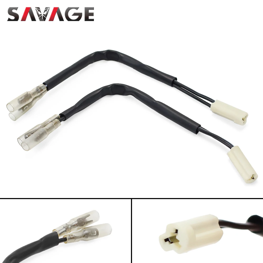 Adaptateur Clignotant Moto - Plug & Play 19cm - Compatible Yamaha YZF-R6, R1, FZ6, FZ1 Et Autres Modèles