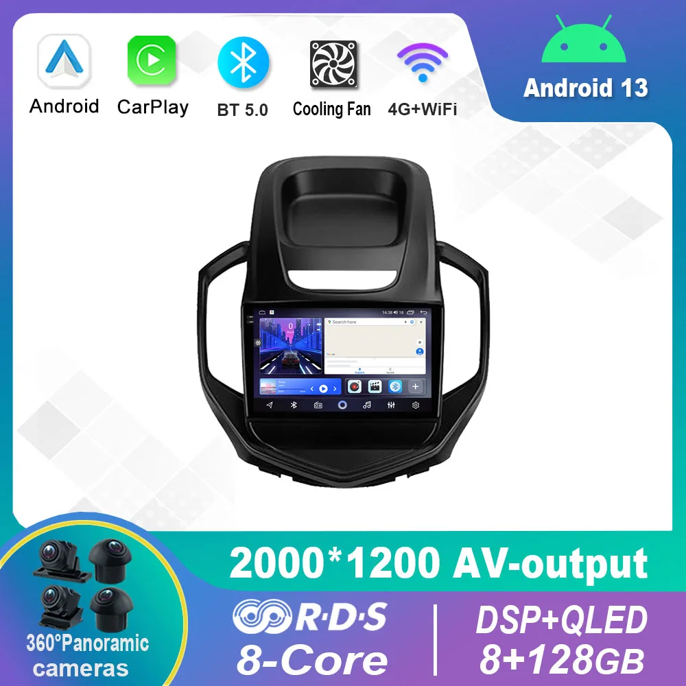 

9 Inch Android 12.0 For Geely Jingang GC6 2016 - 2019 Multimedia Player Auto Radio GPS Carplay 4G WiFi DSP Bluetooth