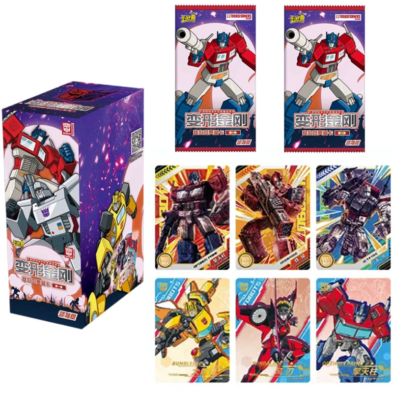

KAYOU Genuine Transformers Card Cybertron Collection Card Leader Edition Rare BP Card Children's Toy Gift Collection Card