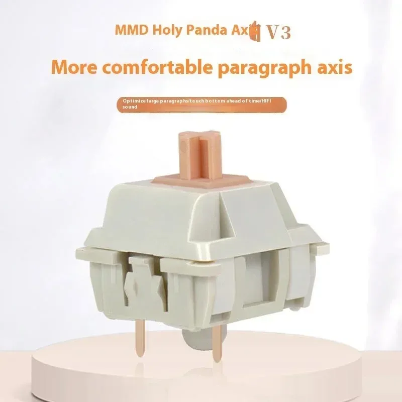 커스텀 MMD 홀리 팬더 택타일 스위치 V3 패러그래프 액시스 하이파이 사운드 55g 62g 기계식 키보드 교체용 액시스 스위치 DIY 3핀