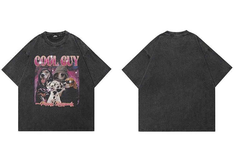 Cool Guy Dog Graphic T-Shirt S419cac6260c54ffdae22532791db968ca