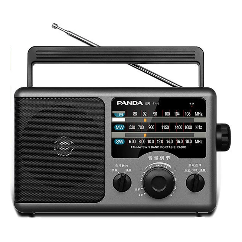 Receptor De Radio Portátil Para Panda, Dispositivo De Audio Con 2 Bandas,  Am/fm, Pantalla Digital Lcd De Estilo Retro, Con Bocina Grande Para  Escritorio - Radios - AliExpress