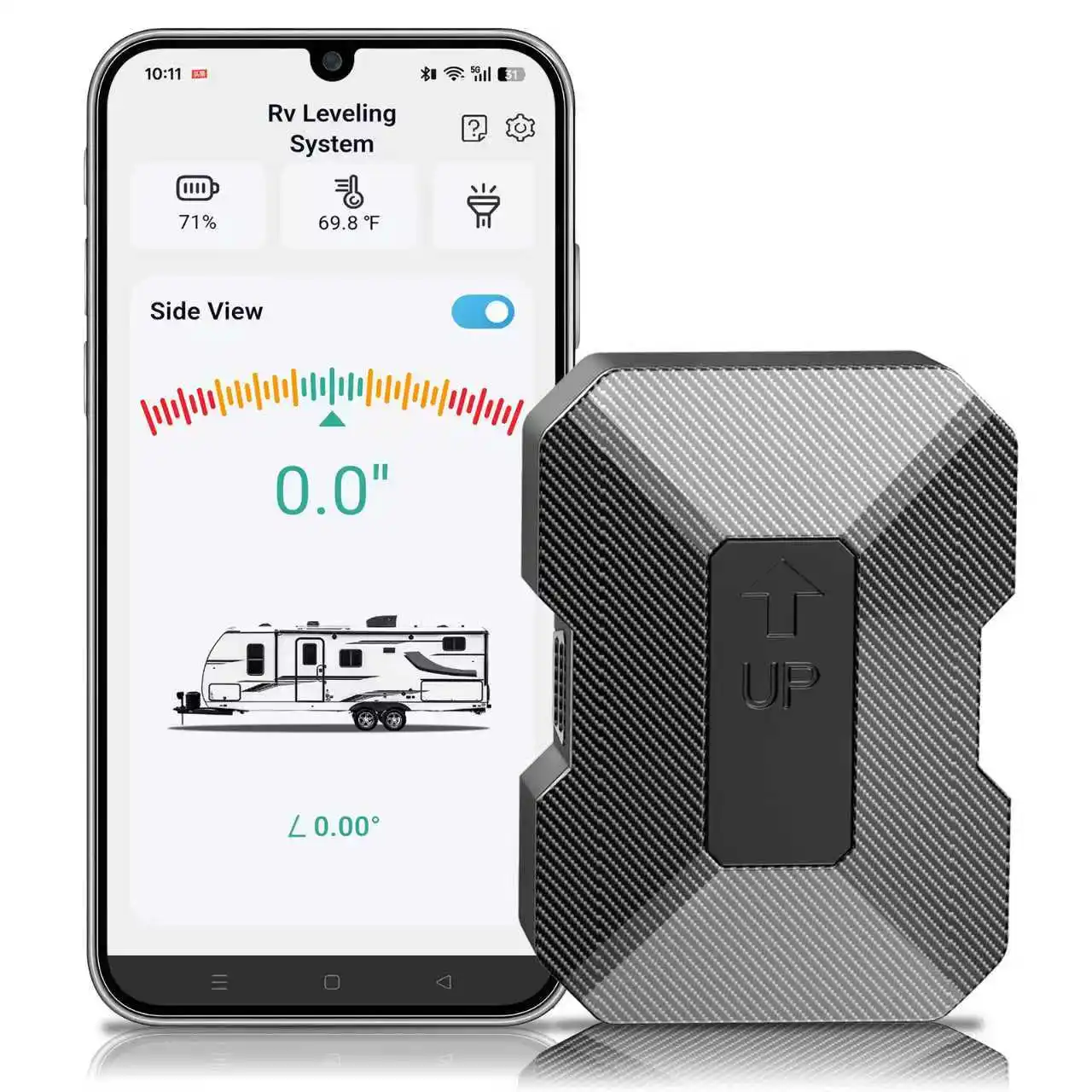 Wireless RV Leveling System with Real-Time Measurements, Phone App ...
