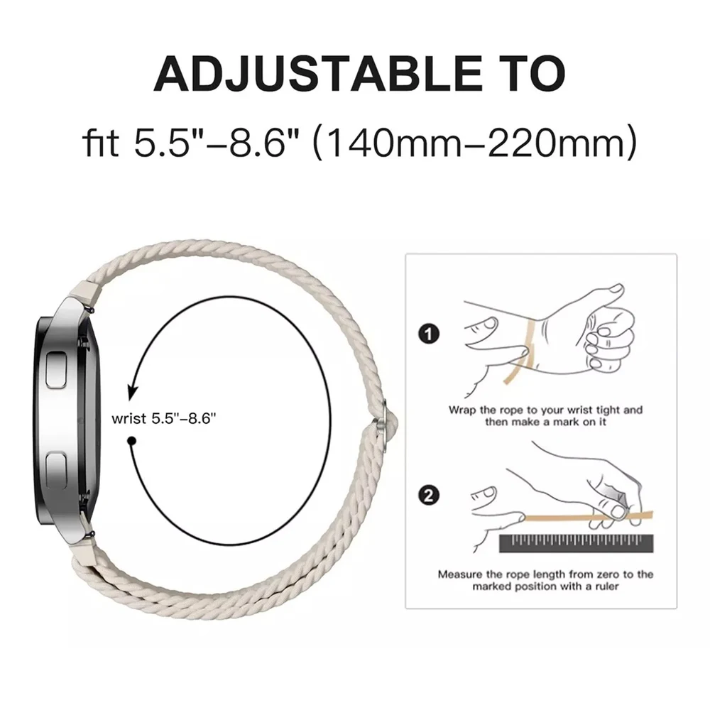 Braided Sport Bracelet Strap