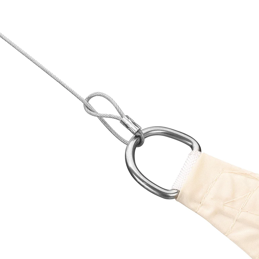 Stainless Steel Wire Rope 4PCS 2M 304 Diameter 2mm Canopy Rope Fishing Lifting Cable Clothesline Shade Sail Awning Rustproof Kit