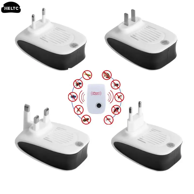 전자 초음파 해충 거부 버그 모기 바퀴벌레 마우스 킬러 펠러 정원 홈 초음파 바퀴벌레 펠러 장치