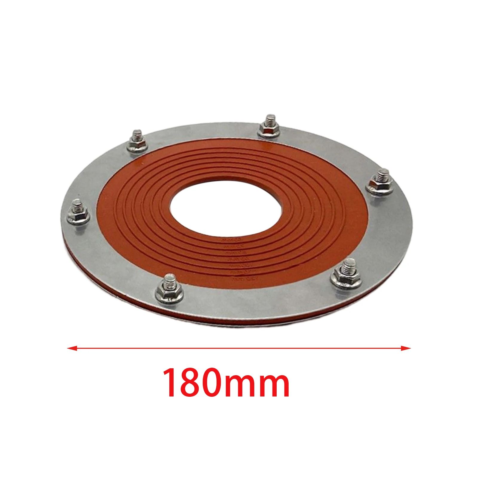 Kit De Sortie De Poêle Pour Tente - Manchon Silicone Et Acier Inoxydable - Pour Tuyaux 4,5 à 10 Cm - Résiste à 280°C