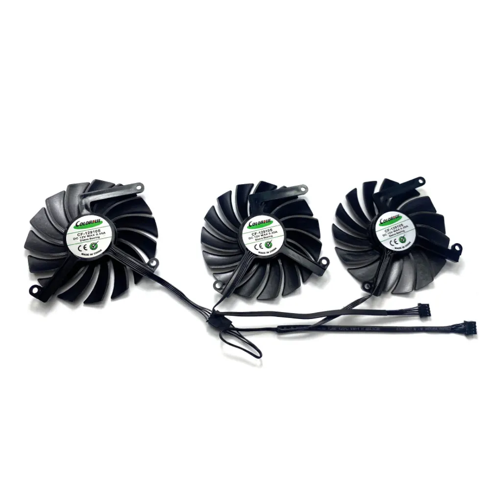 thumbnail image 2 of Cooling Fan T124010DL For ASUS HD4550 Gard Cooler 2pin 37mm 12V 2 of 9