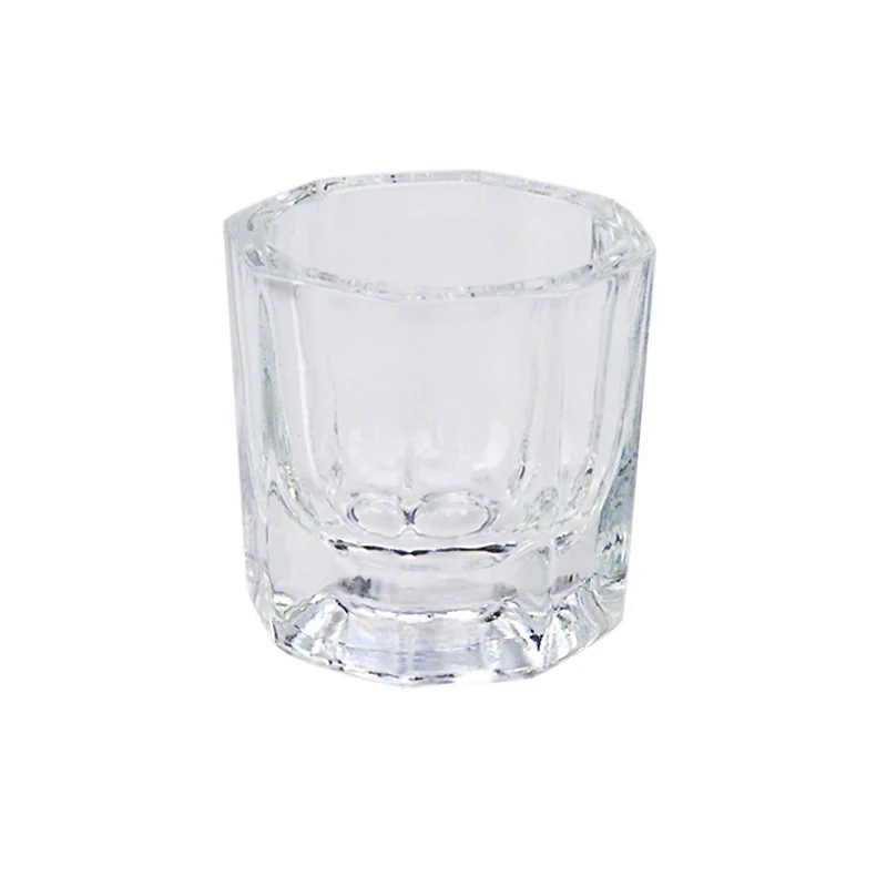 Crystal Glass Acrylic Powder Dappen Dish, Nail Cup, Wash Brush Bowl, Nail Art Tools 6
