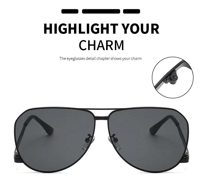 1/2 stücke Doppel Brücke Oval Metall Rahmen Sonnenbrille Frauen Große Rahmen Bunte Linse Sonnenbrille Hohe Qualität Klassische UV400 Unisex – Detail 1