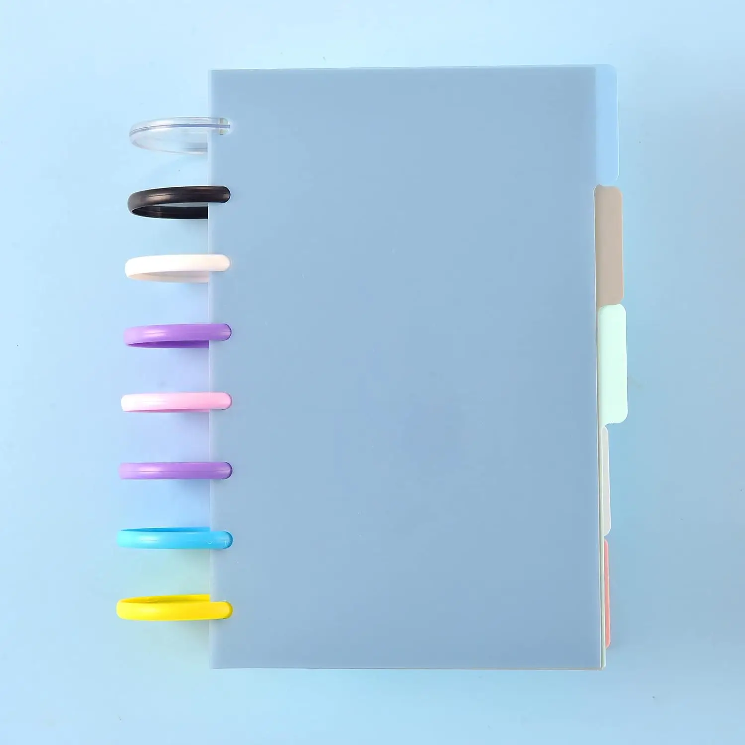 Plastic Binding Rings Book Binding Supplies 30pcs 2 Inch Discbound Discs Plastic Expander Discs Colored Binder Rings Book Binding Discbound Expansion Disc Planner Binders