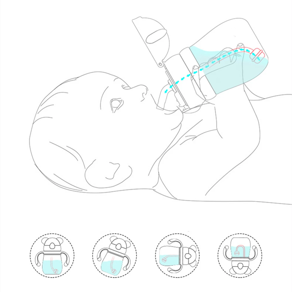 250ml Baby Feeding Cup with Straw Children Learn Feeding Drinking Bottle Kids Training Cup With Straw Taza De Bebe New drinking cup