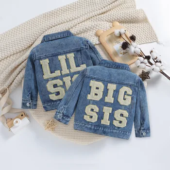 Big Sis Lil Sis Denim Jacket 1