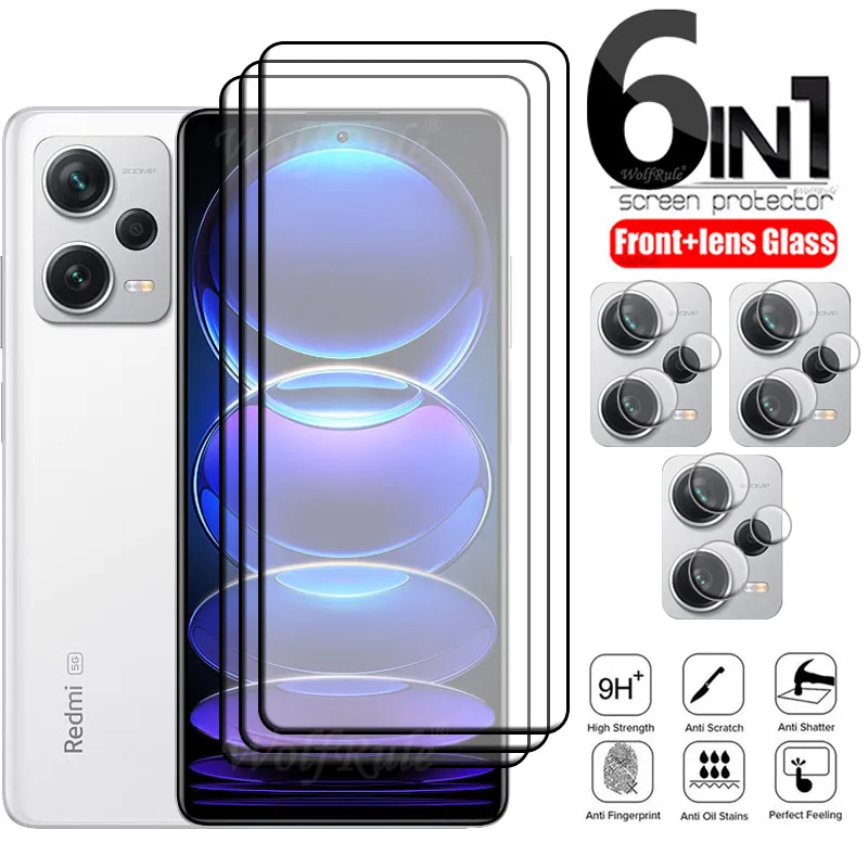 Mica Protector De Camara Para Redmi Note 12 4g Cristal 3d 9h