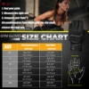 MOREOK Gym Gloves Non-slip 3MM Pads Pull Up Power Training Weight Lifting Gloves Kettlebell Workout Exercise Fitness Gloves Men 6