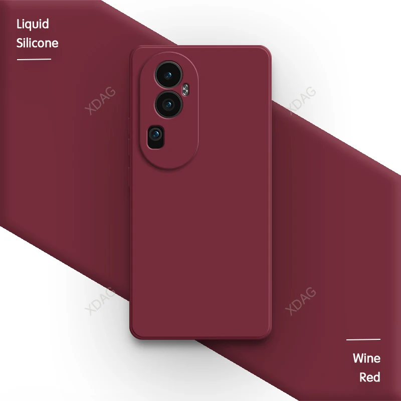 Premium Liquid Silicone Phone Case with Lens Protection - Classic Design