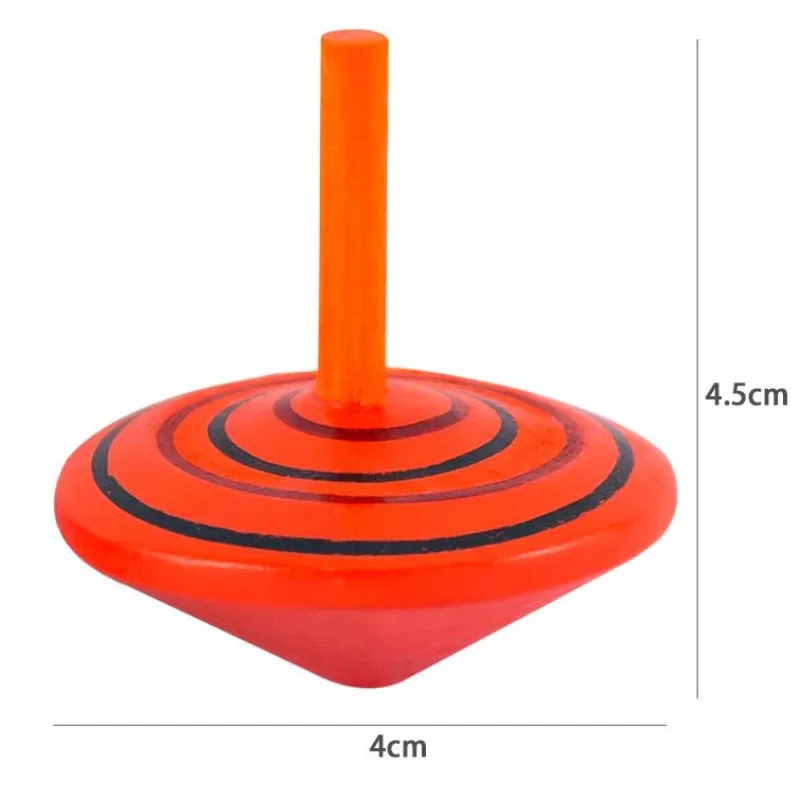Wooden Rainbow Spinning Top Tabletop Decompression Toys High Quality Kids Birthday Party Favors Boys and Girls Fun Classic Gifts