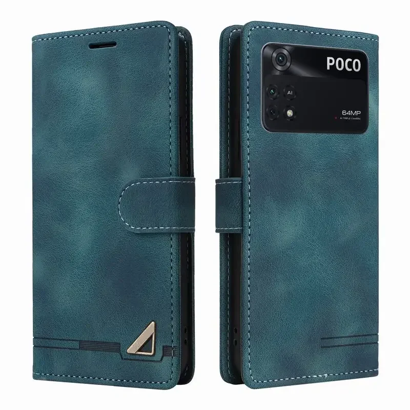 

Кожаный чехол-бумажник для Poco M4 Pro, флип-чехол для Xiaomi Poco M4 Pro, флип-чехол для телефона Poco M4 Pro 4G