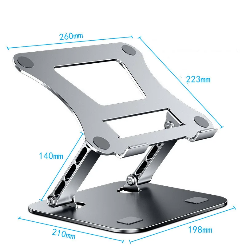 Phone Tablet Stand Adjustable Aluminum Alloy Laptop Tablet up to 17 
