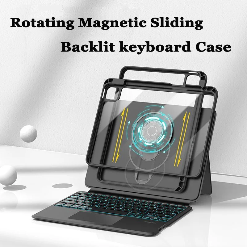 

Magnetic Sliding Keyboard Case for IPad Pro 11 2022 2021 Air 5 Air 4 10th Gen 10.9 10.2 9th 8th 7th Air 3 Pro 11 2020 2018