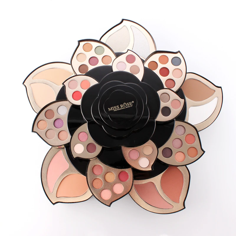 

MISS ROSE Rotating Big Plum Blossom Makeup Set Palette Multi-function Eyeshadow Concealer Facial Makeup Full Set Korean Cosmetic