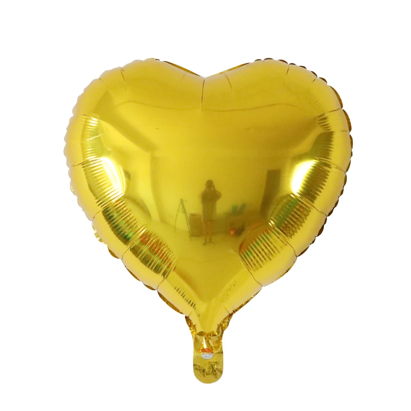 10 Stücke 18 Zoll Multi Rose Gold Herz Folienballons Metall Helium Globos Hochzeit Party Dekorationen Mädchen Geburtstag Verlobungsgeschenke – Detail 2