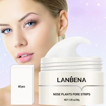 LANBENA Nose Blackhead Remove Mask Pore Strip Peeling Mask Deep Cleansing Black Dot Remover Acne Patch Skin Care Peel Mask 1