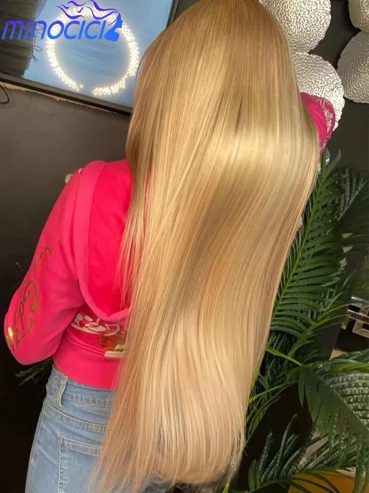 13X6 Hd Lace Frontal Wig 220 Density Straight Human Hair Wigs Human Hair Pre Plucked Brazilian Wig 27 38 Inch