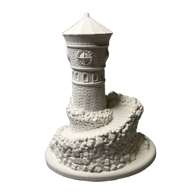 

17 см Маяк микро пейзаж творческое Искусство украшение для дома столешница парфюмерный камень атмосферное украшение штукатурка модель