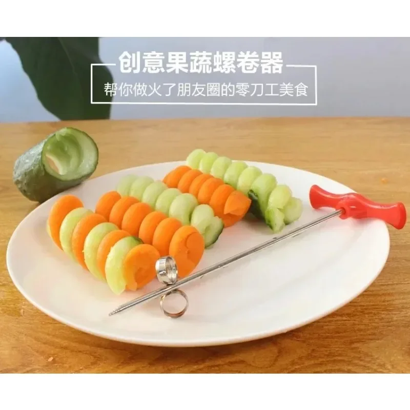 Vegetables Spiral Knife Potato Carrot Cucumber Salad Chopper Easy Spiral Screw Slicer Cutter Spiralizer Kitchen Tools - Image 5