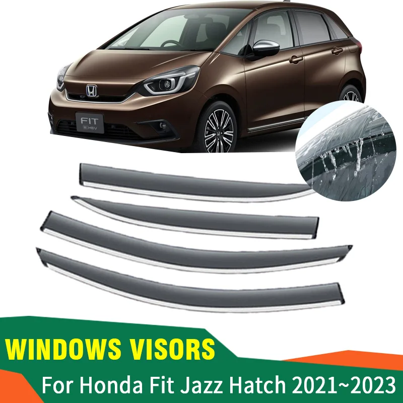 CarDoorVisorForHondaFitJazzSEeHEVRSGRGS202120222023
