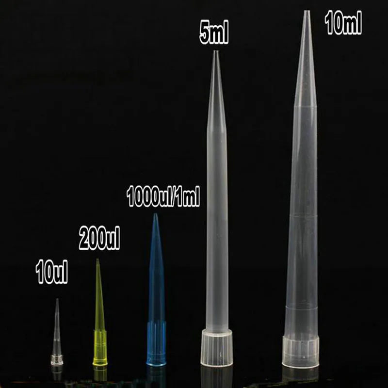 Laboratory Pipette Tips 10ul 200ul 1ml 5ml 10ml Micropipette Disposable