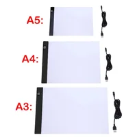 A3/A4/A5 Three Level Dimmable Led Light Pad Drawing Board Pad Tracing Light Box Eye Protection Easier for Diamond Painting 2