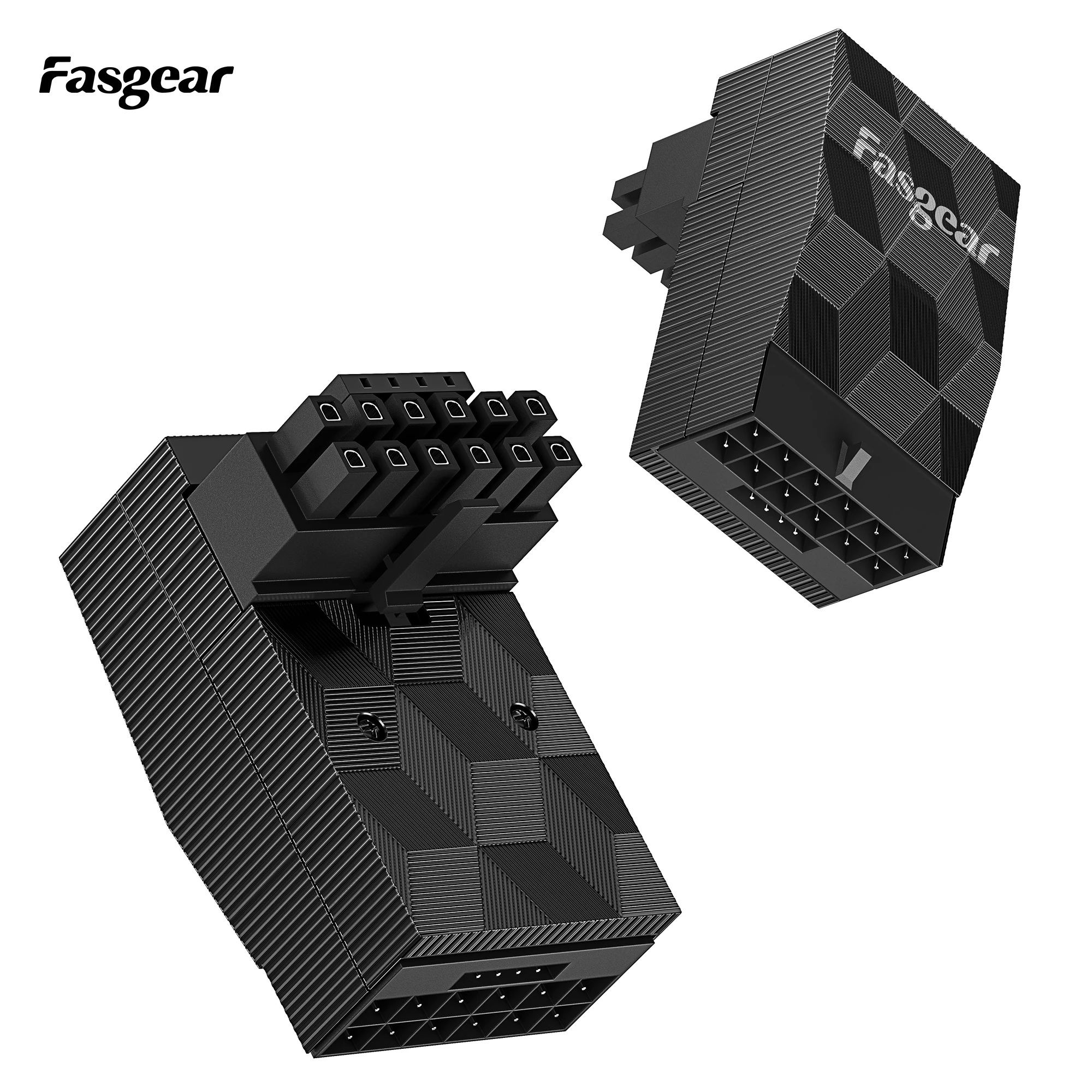 Fasgear (12 + 4)16pin 600W Power Adapter 12VHPWR PCI-e 5.0 Compatible for GeForce RTX 3090Ti 4070Ti 4080 4090 5090 Graphic Card power adapter,laptop power adapter